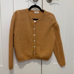 American Vintage apricot Button-Up Cardigan